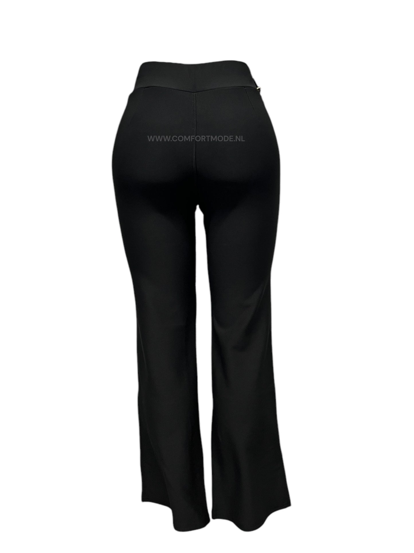 -COMFORTBROEK FLARED MET GOUDEN KETTING