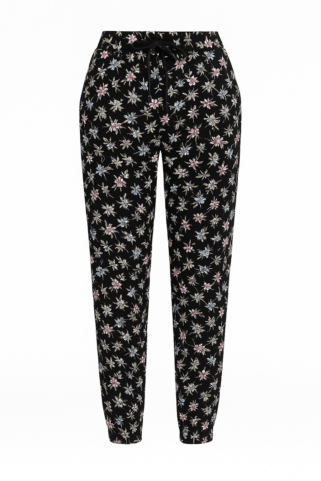 LUCHTIGE ZOMERBROEK MET PRINT BLOEMEN -TINA