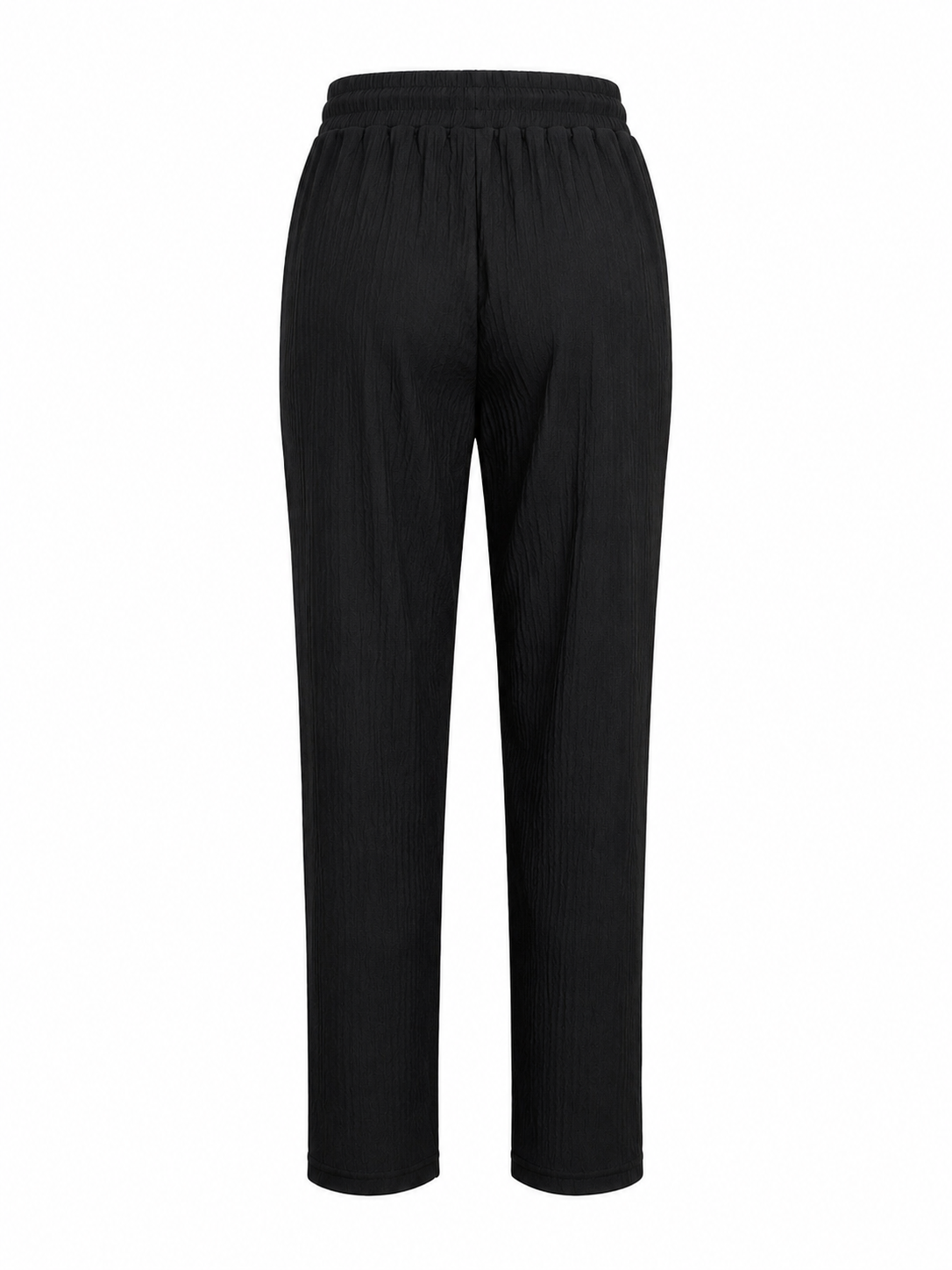 -ZOMERBROEK COMFY LUCHTIG ZWART