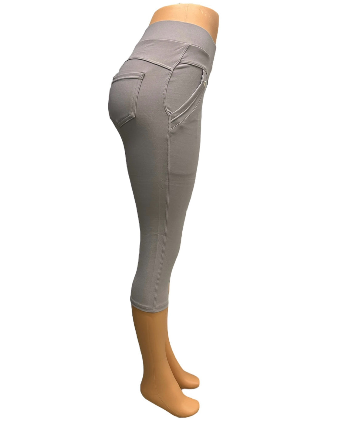 -COMFORTBROEK CAPRI LICHT GRIJS