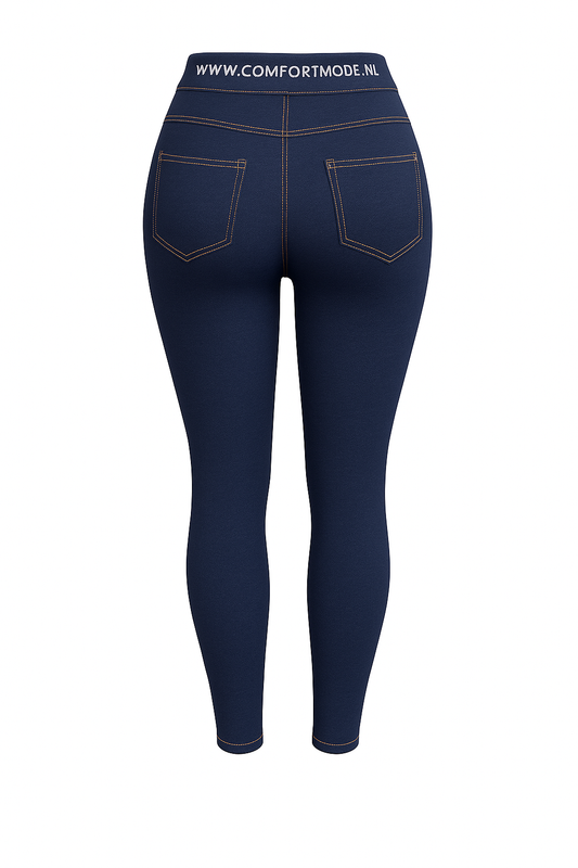XY-35 -COMFORTBROEK SPIJKER DONKERBLAUW