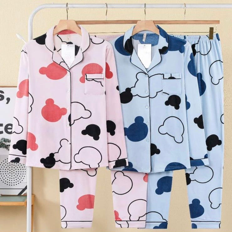 -WARME THERMO PYJAMA BEERTJE