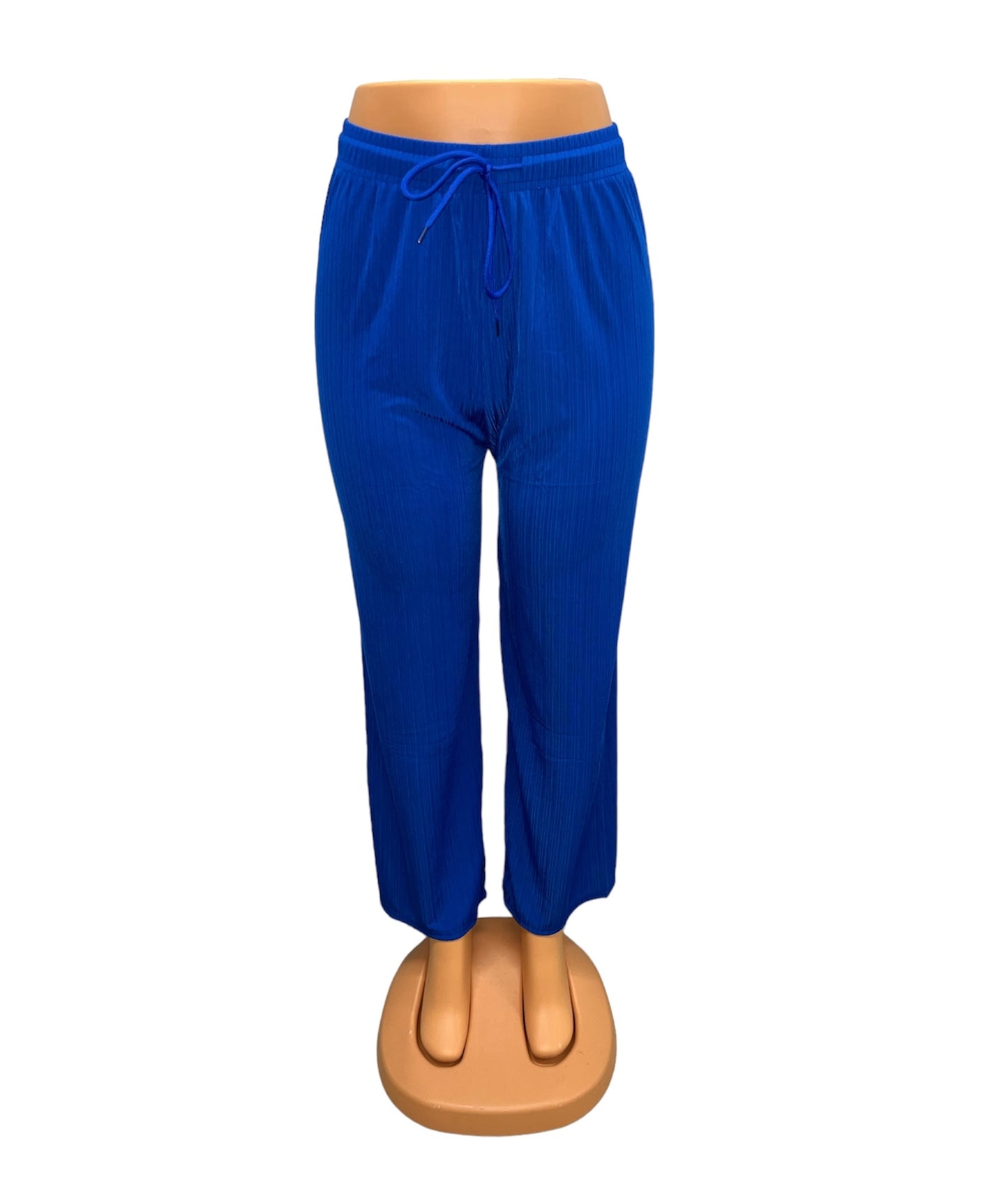 ZOMERBROEK MET VETER ROYALBLAUW -MONA