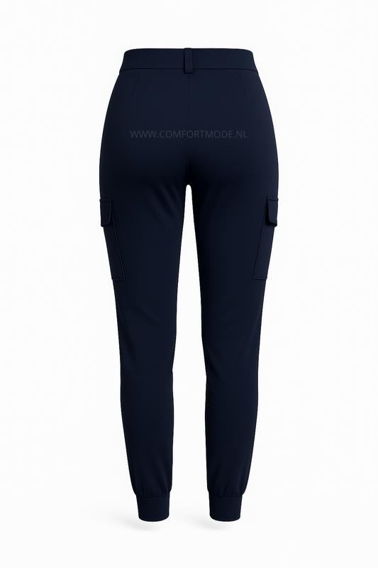 R266- COMFORTBROEK CARGO DONKERBLAUW