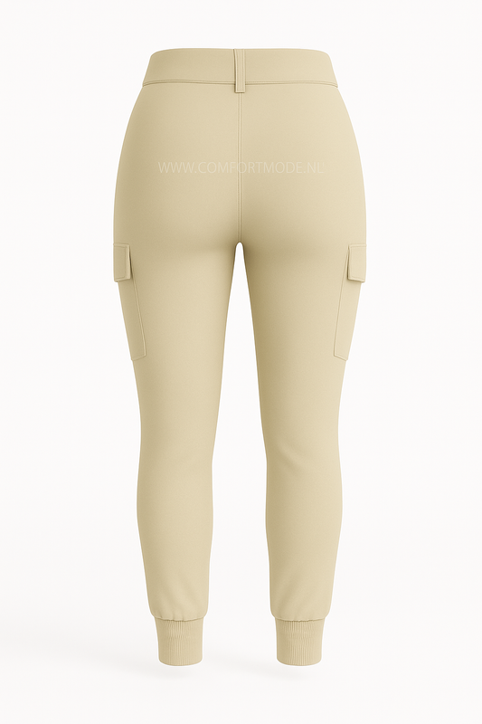 R266- COMFORTBROEK CARGO KHAKI