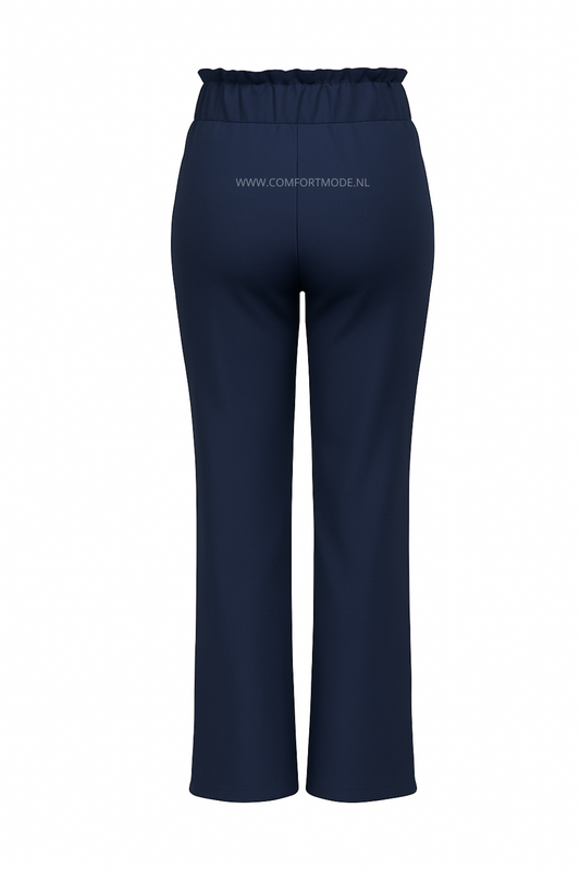 R272- COMFORTBROEK STRAIGHT LEG MET VETERS NAVY