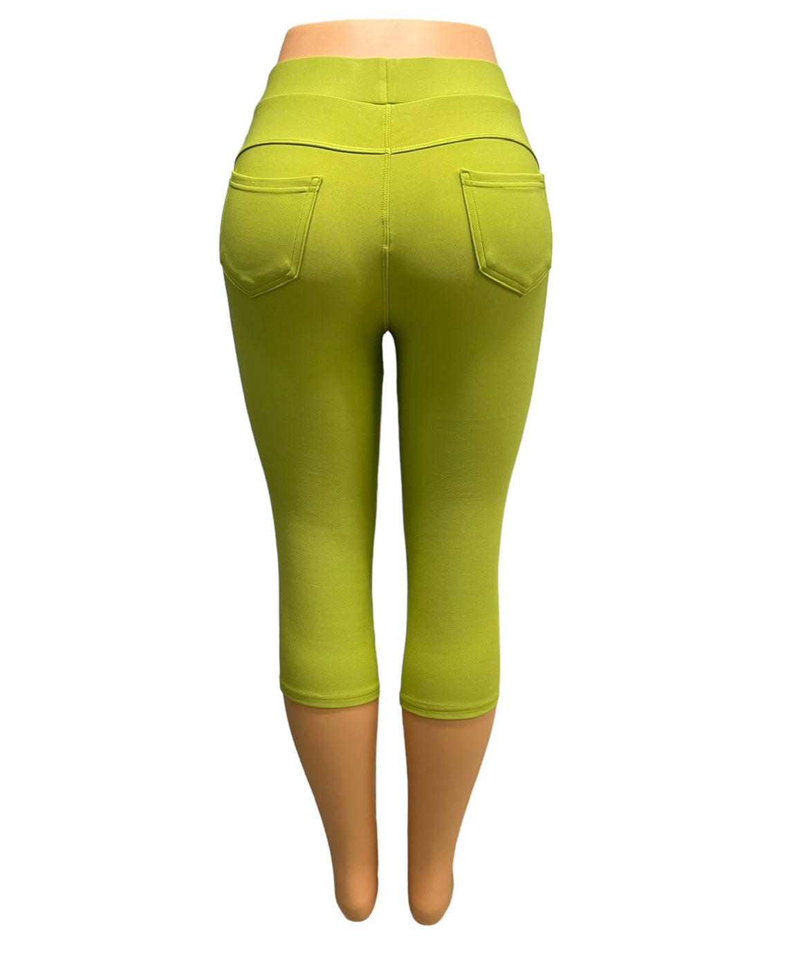 -COMFORTBROEK CAPRI APPELGROEN