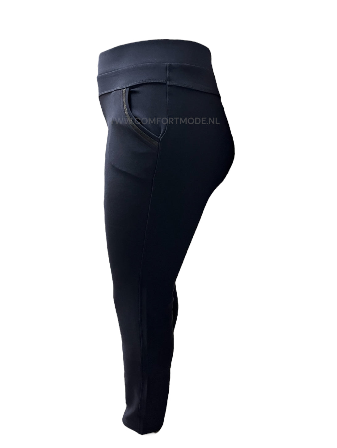 -COMFORTBROEK DONKERBLAUW -NINA
