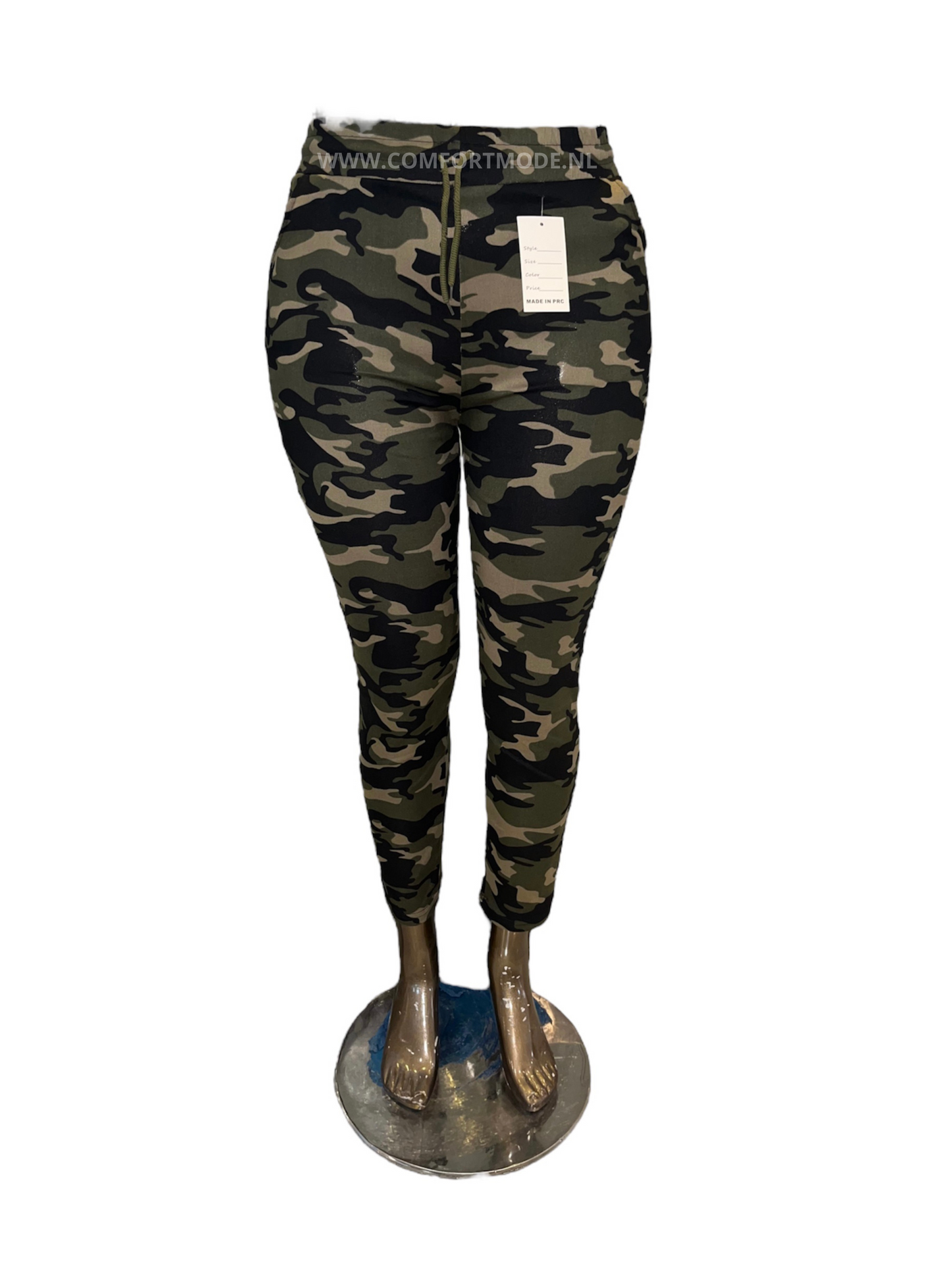 -COMFORTBROEK CAMOUFLAGE MET VETER - comfortmode