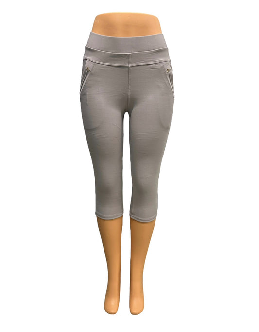 -COMFORTBROEK CAPRI LICHT GRIJS