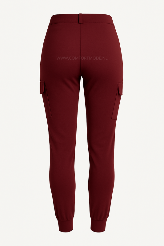 R266- COMFORTBROEK CARGO BORDEAUXROOD