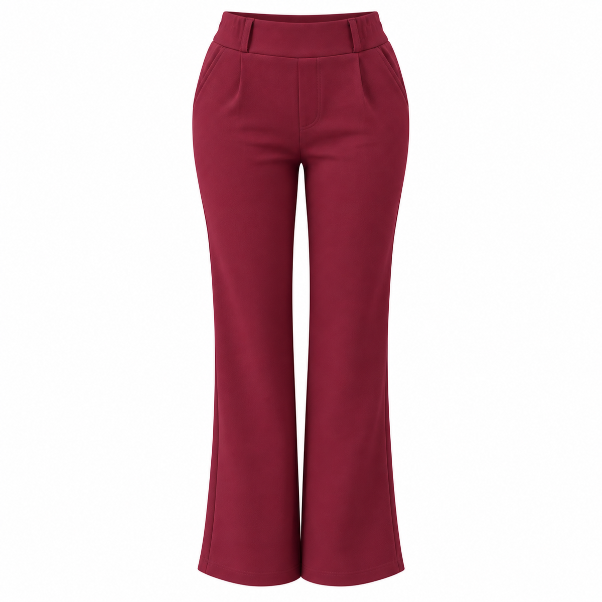 R273- COMFORTBROEK BORDEAUXROOD STRAIGHTLEG