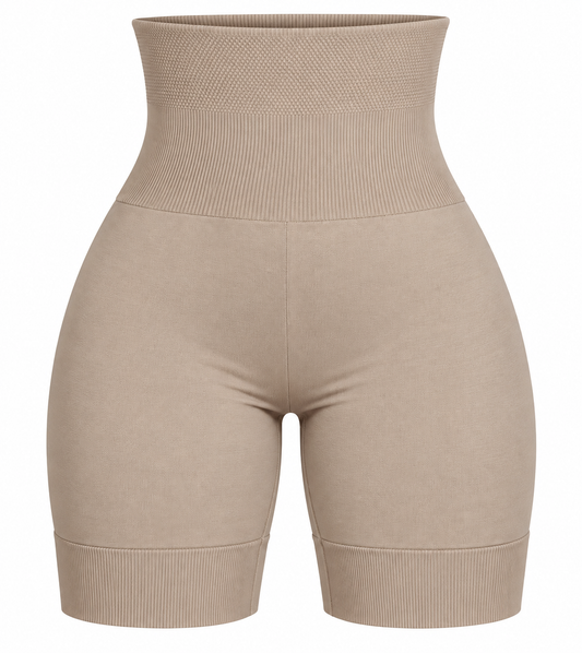 BIXTRA- High Waist Shapewear Short β Corrigerend & Naadloos TAUPE