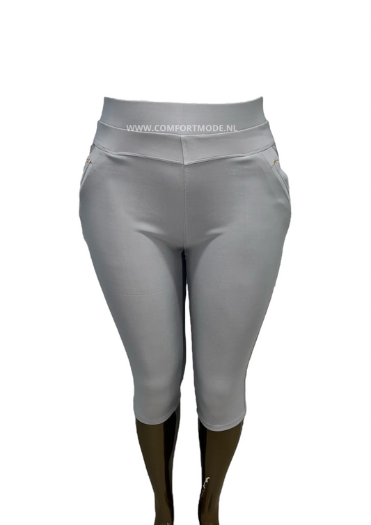 -COMFORTBROEK CAPRI STONE GRIJS