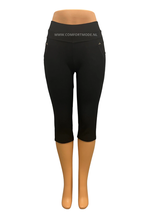 -COMFORTBROEK CAPRI ZWART