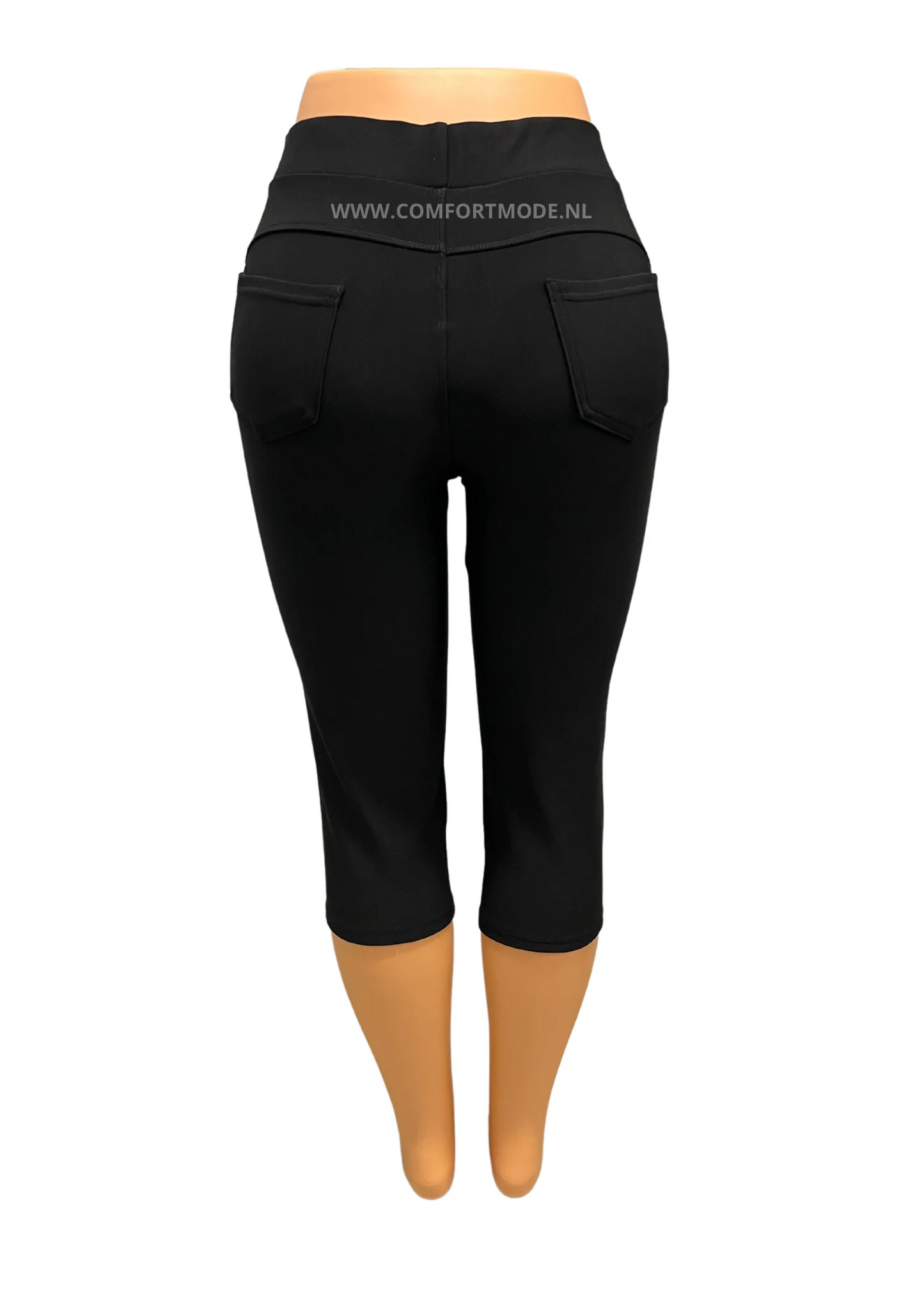 -COMFORTBROEK CAPRI ZWART