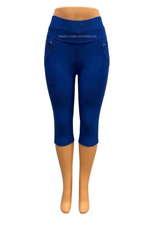 -COMFORTBROEK CAPRI ROYAL BLAUW