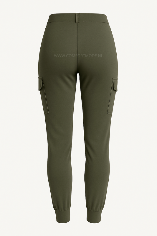 R266- COMFORTBROEK CARGO GROEN