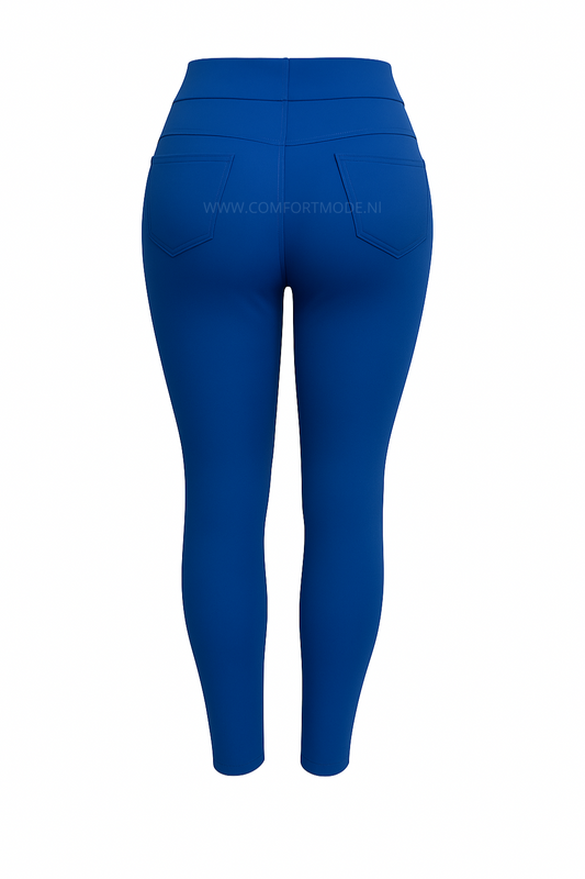 R216 -COMFORTBROEK ROYAL BLAUW
