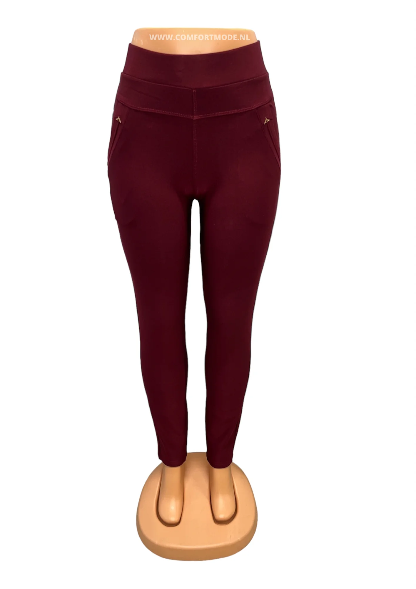 SALE -COMFORTBROEK BORDEAUXROOD