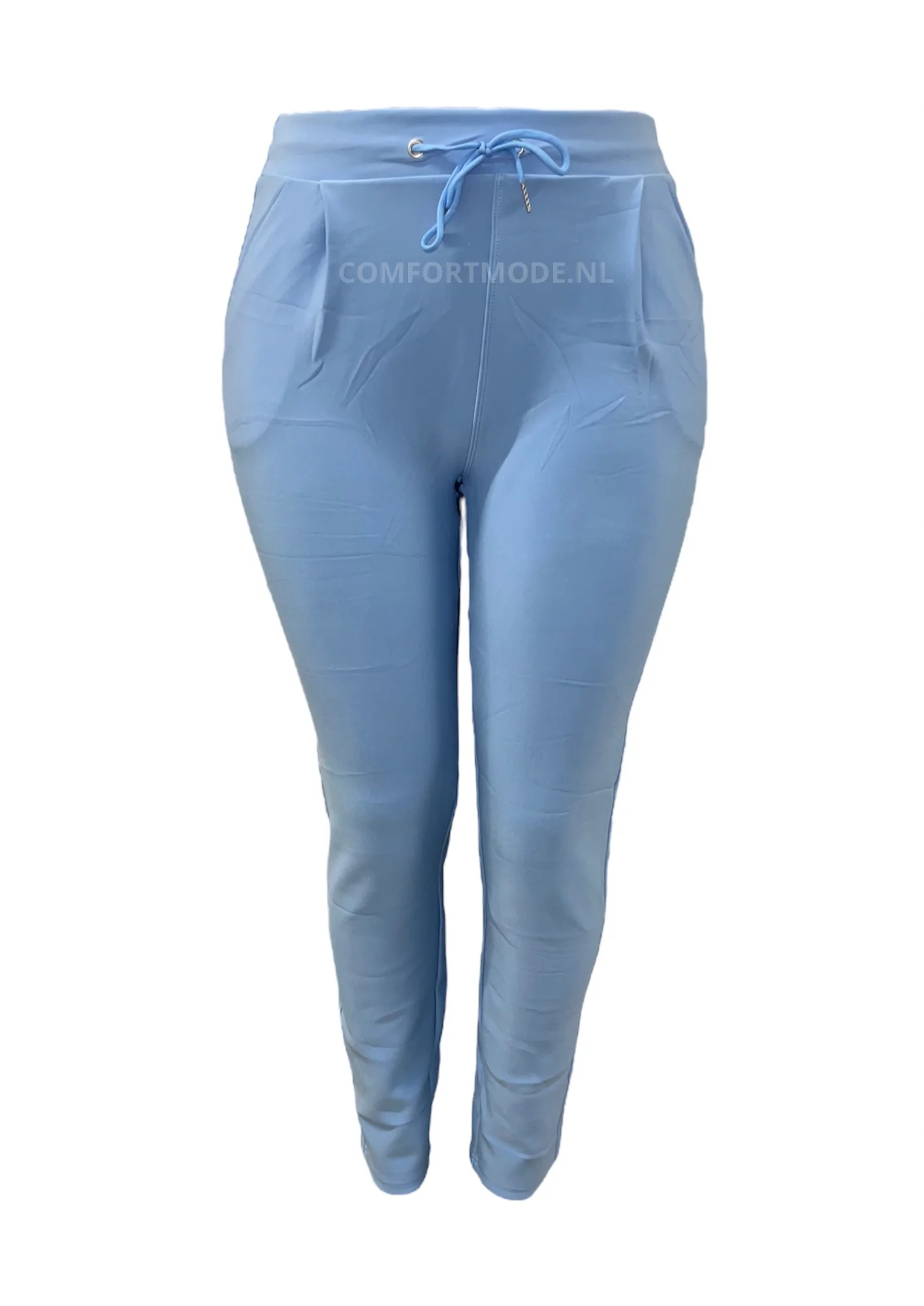 SALE -COMFORTBROEK BABYBLAUW MET VETERS