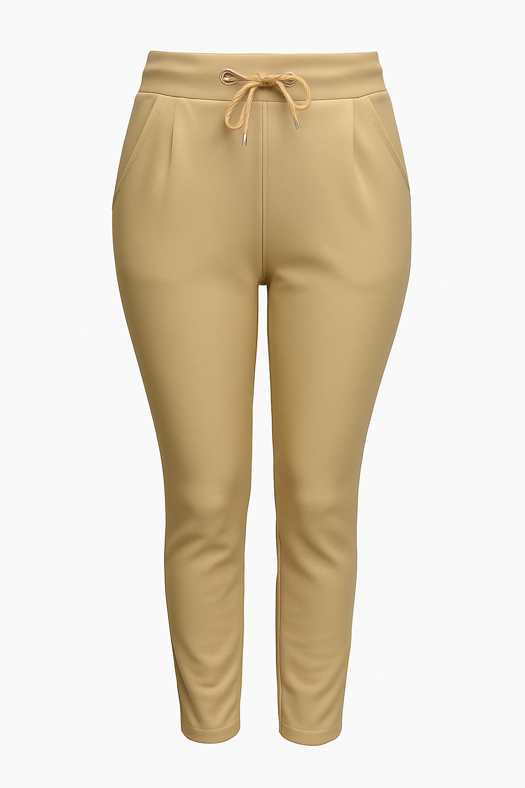 R238 -COMFORTBROEK BEIGE MET VETER