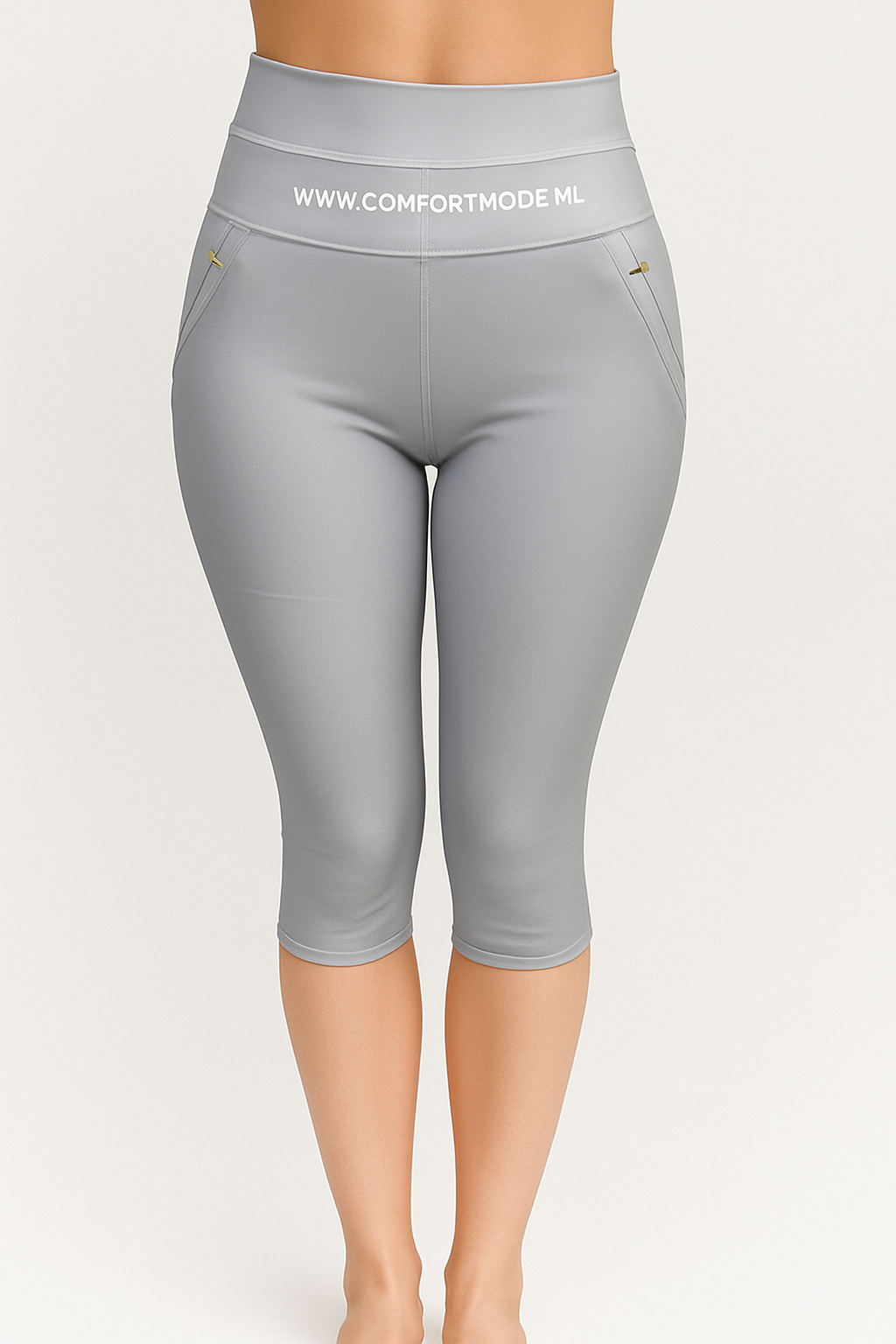 -COMFORTBROEK CAPRI STONE GRIJS
