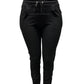 -COMFORTBROEK MET VETER EN KRIJTSTREEP