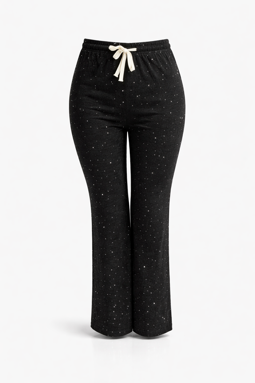 -COMFY JOGGING BROEK -ZWART SPARKLE