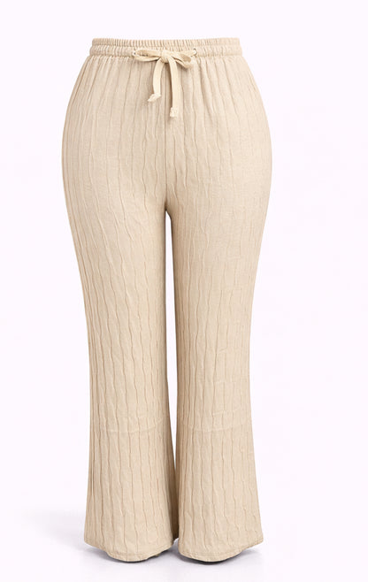 -COMFORT ZOMERBROEK -BEIGE LUCHTIG -ONESIZE