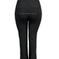 R268 -COMFORTBROEK ZWART STRAIGHT LEG