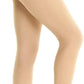 GEVOERDE FLEECE PANTY BEIGE -MET VOETJE