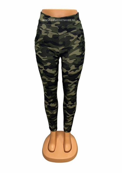 SALE -COMFORTBROEK CAMOUFLAGE