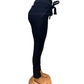 -COMFORTBROEK NAVY MET STRIK