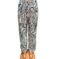 ZOMERBROEK MET PRINT WIT/BLAUW - LILLY