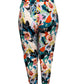 LUCHTIGE ZOMERBROEK MET PRINT GEKLEURD -PLUSSIZE
