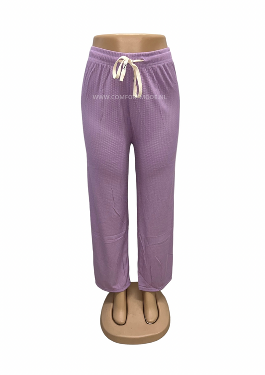 -PURPLE PANTS LADIES