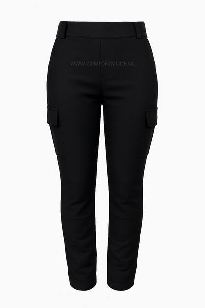 R266 -COMFORTBROEK CARGO ZWART
