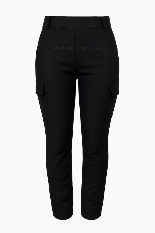 R266 -COMFORTBROEK CARGO ZWART