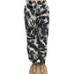 LUCHTIGE ZOMER BROEK MET PRINT ZWART/WIT -SITA