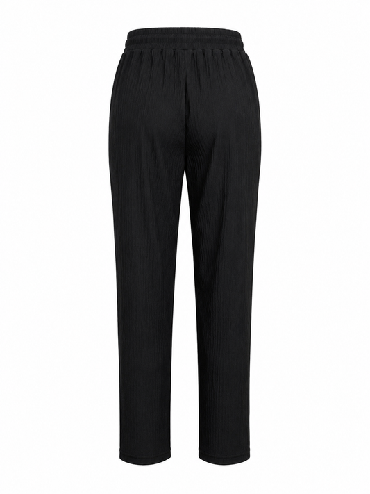 -ZOMERBROEK COMFY LUCHTIG ZWART