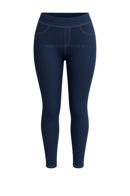 XY-35 -COMFORT TROUSERS DENIM DARK BLUE