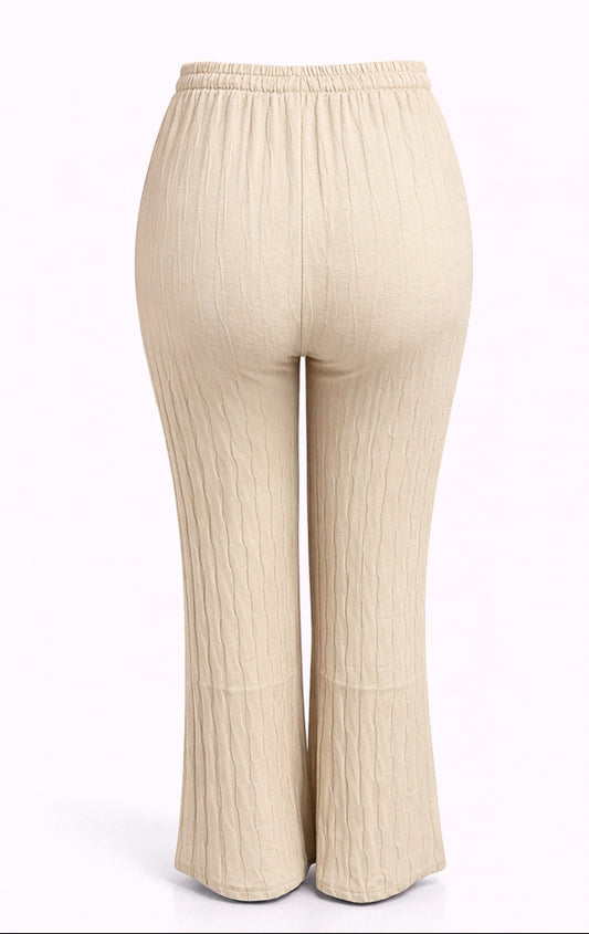 -COMFORT ZOMERBROEK -BEIGE LUCHTIG -ONESIZE