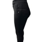 -COMFORTBROEK THERMO ZWART MET HARTJE