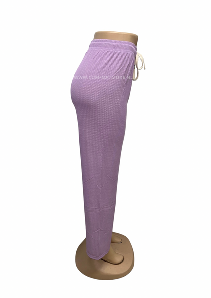 -PANTALONBROEK PAARS DAMES