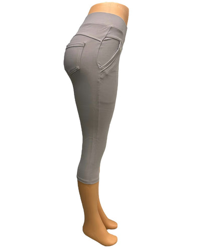 -COMFORTBROEK CAPRI LICHT GRIJS