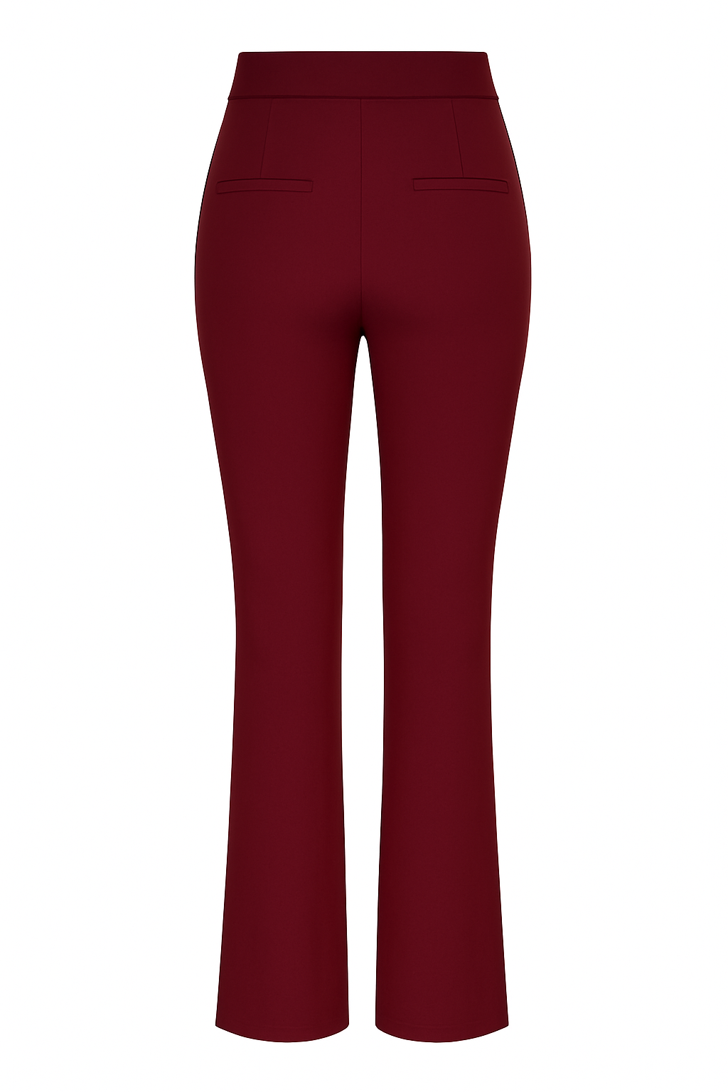 HY397- COMFORTBROEK FLAIR BORDEAUXROOD