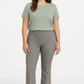 R259- COMFORTBROEK FLARED LICHTGRIJS TALL