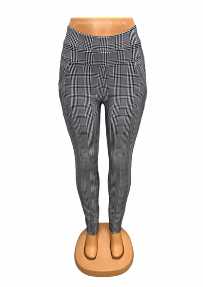 -COMFORTBROEK GRIJS GERUIT - comfortmode