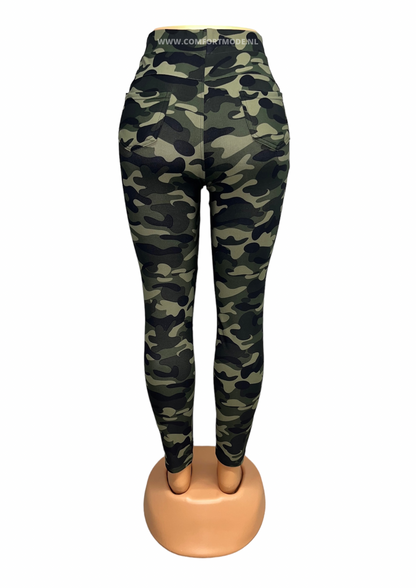 SALE -COMFORTBROEK CAMOUFLAGE